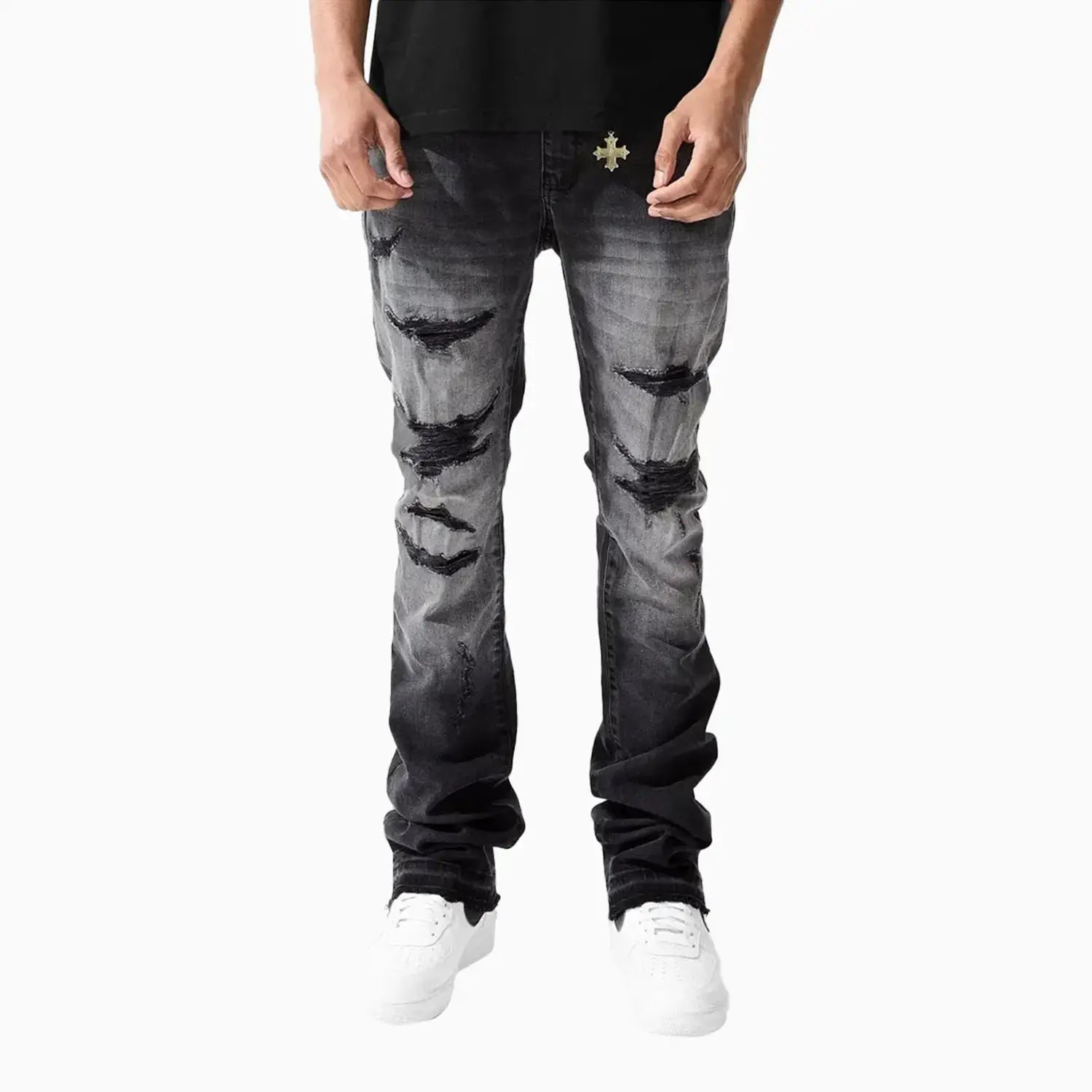 Men's Martin Stacked SYIP Denim Pant Jordan Craig - Tops and Bottoms USA
