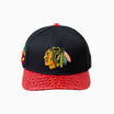 Chicago Blackhawks NHL Leather Visor Snapback Hat