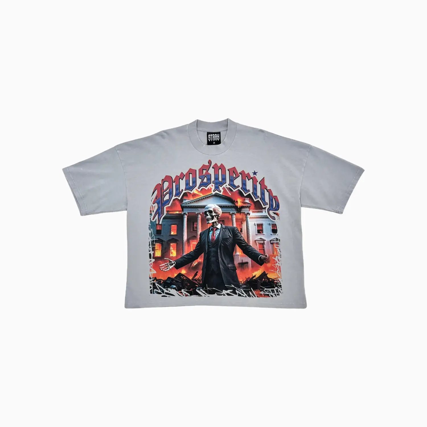 Men's By Any Means Necessary Drop Shoulders T-Shirt Stray - Tops and Bottoms USA