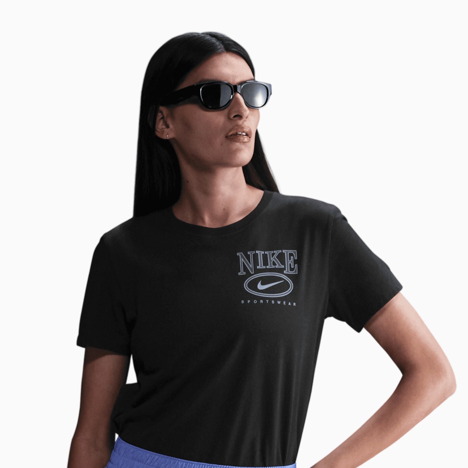 Women's Sportswear Club T-Shirt and Shorts Outfit Nike - Tops and Bottoms USA