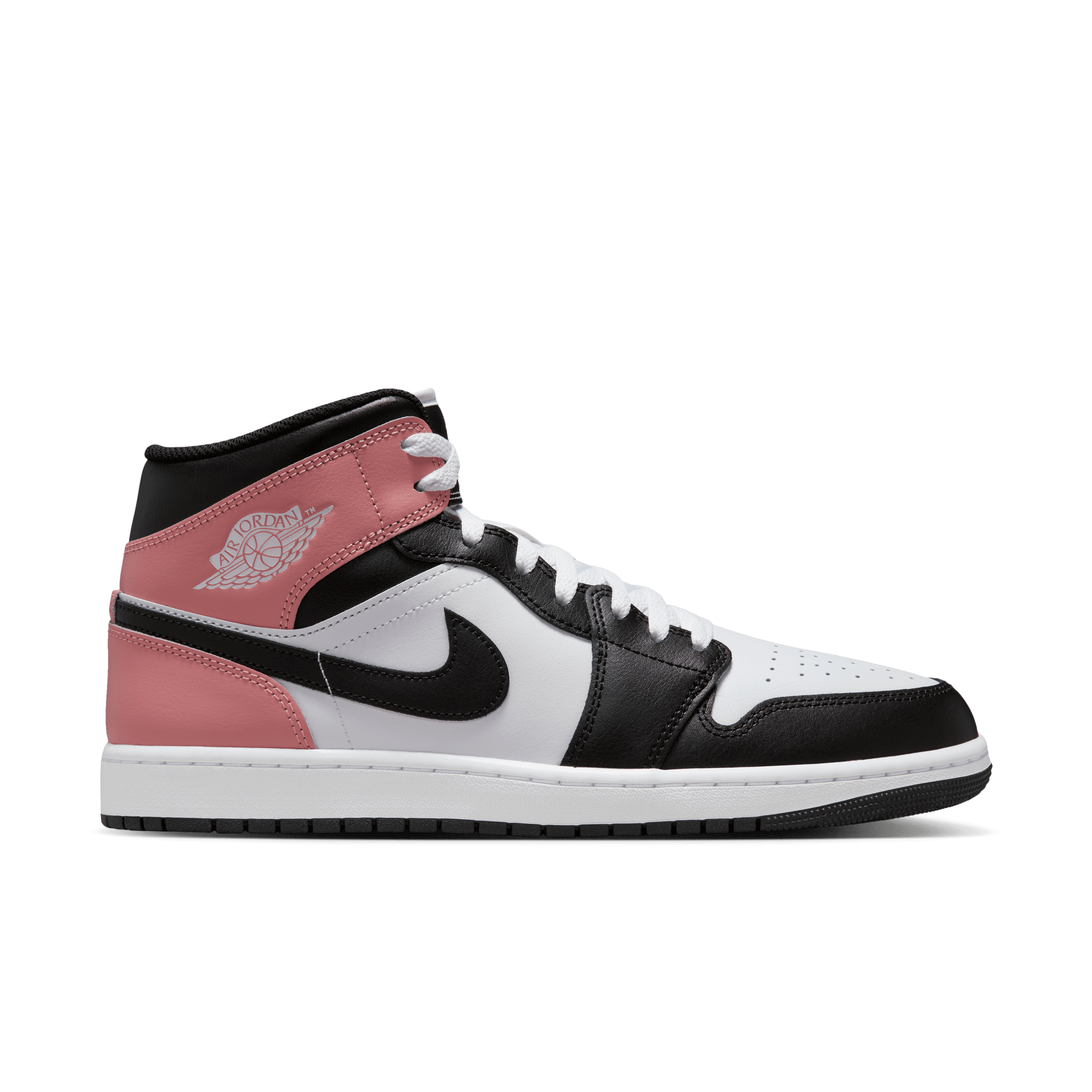 Men's Air Jordan 1 Mid "Black Rust Pink" Jordan - Tops and Bottoms USA